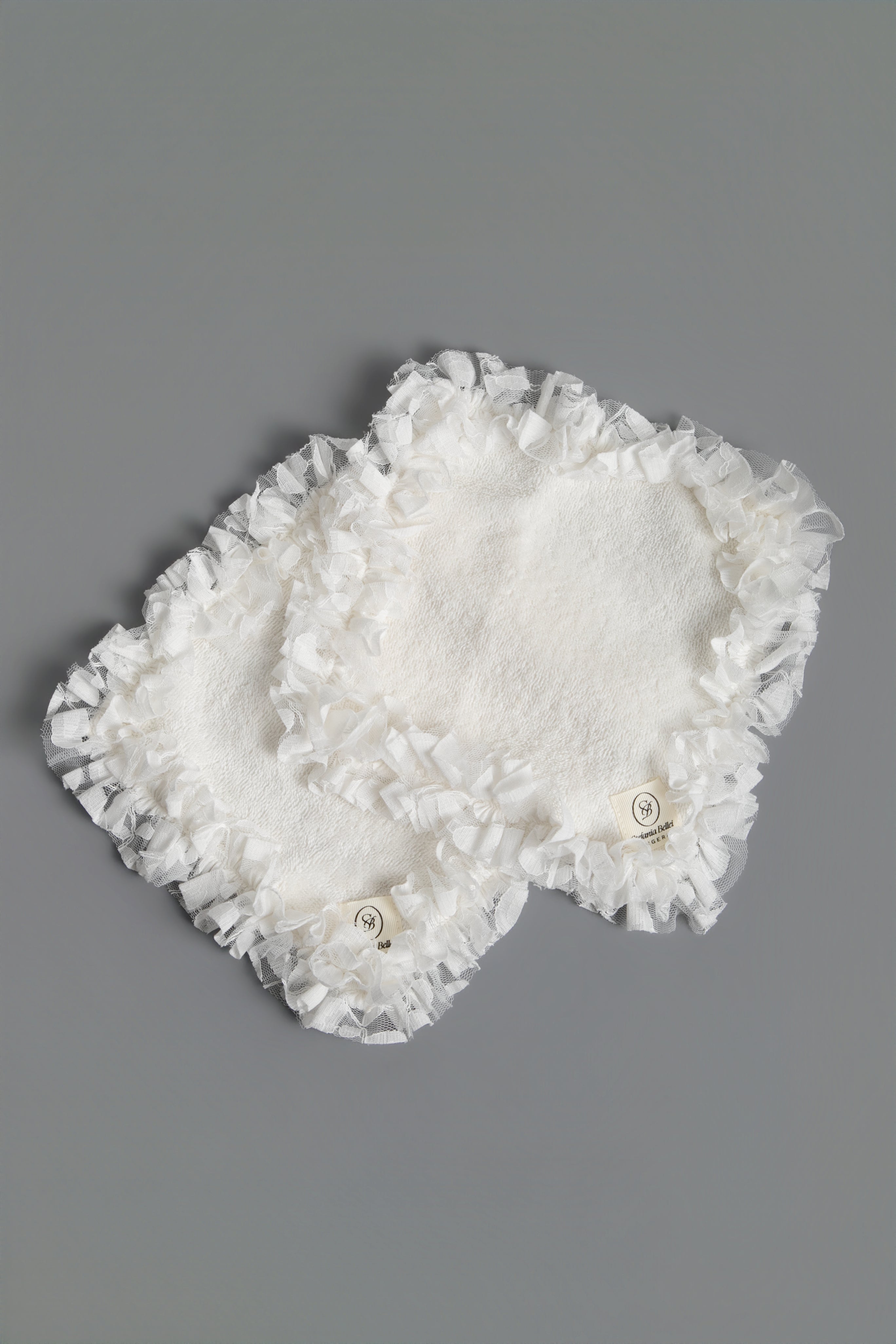 Set Lavette Viso & Cestino in Pizzo